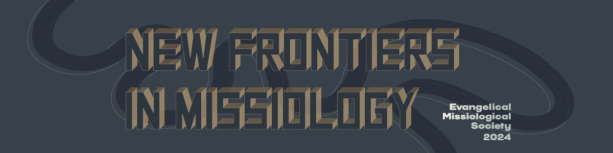 2024 Annual Conference Logo: New Frontiers in Missiology